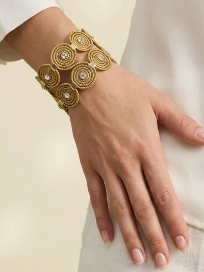 Brazalete Océano Swarovski doble