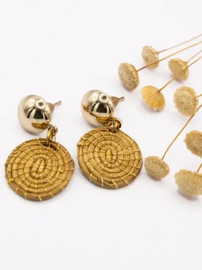 Pendientes mandalinas colgantes